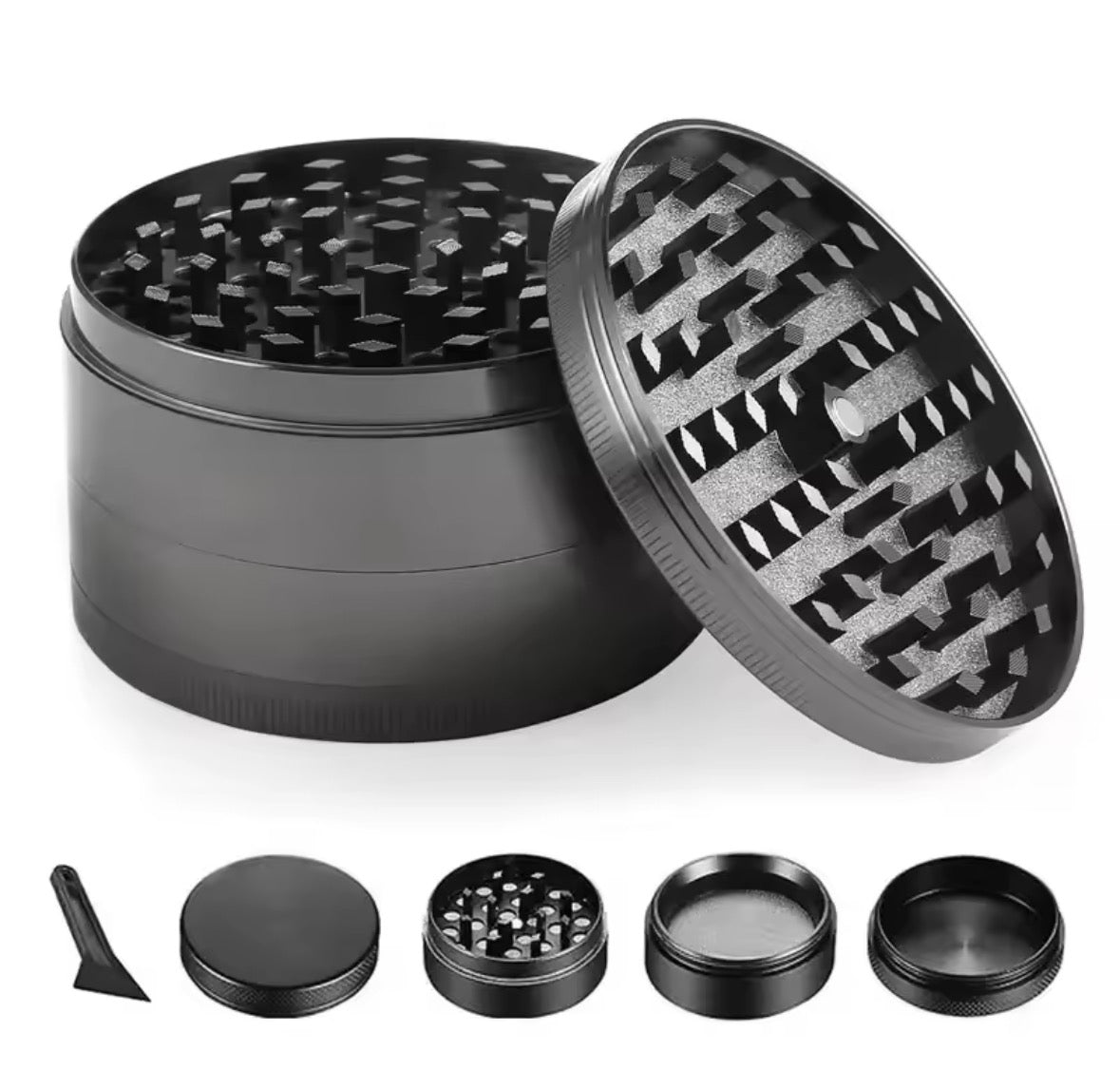 63mm Grinder Schwarz